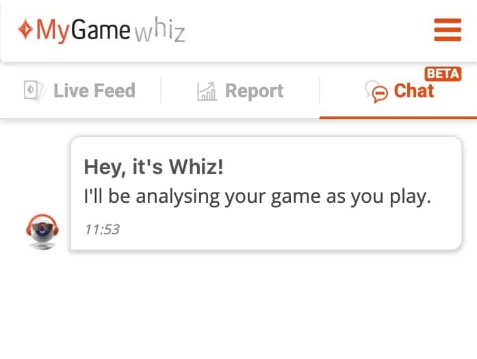 Так выглядит опция Whiz Chat