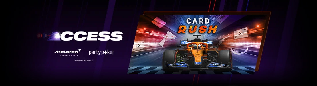 Акция McLaren F1 Card Rush на Пати Покер